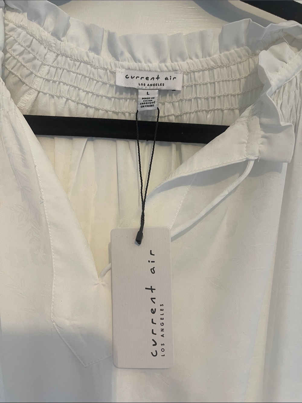 Current Air White Tiered Pleated Mini Dress - Picture 2 of 5